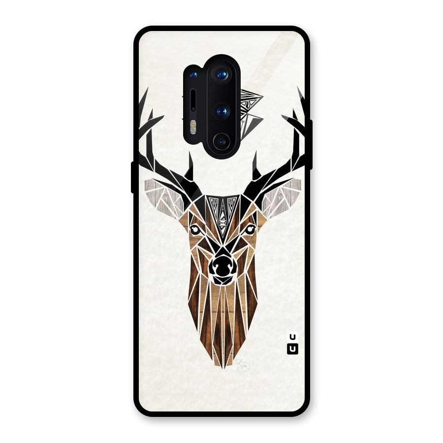 Aesthetic Deer Design Glass Back Case for OnePlus 8 Pro