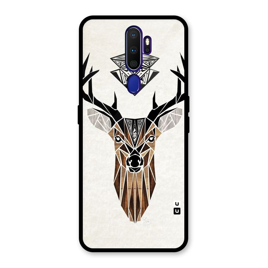 Aesthetic Deer Design Glass Back Case for Oppo A9 (2020)