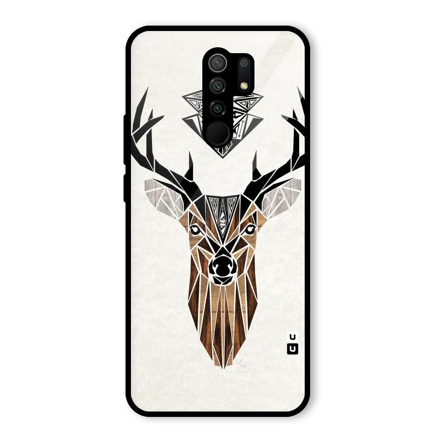 Aesthetic Deer Design Glass Back Case for Poco M2