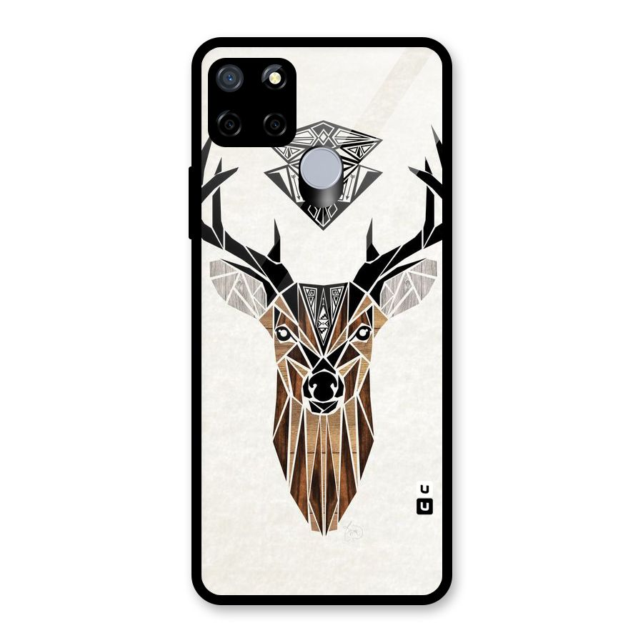 Aesthetic Deer Design Glass Back Case for Realme Narzo 20