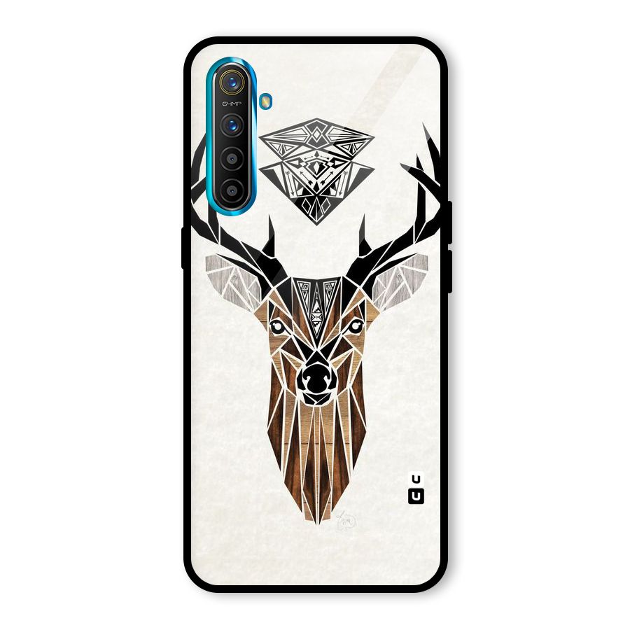 Aesthetic Deer Design Glass Back Case for Realme X2