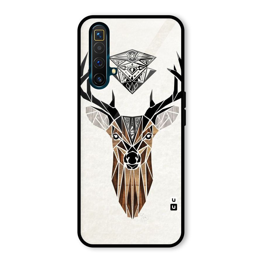 Aesthetic Deer Design Glass Back Case for Realme X3 SuperZoom