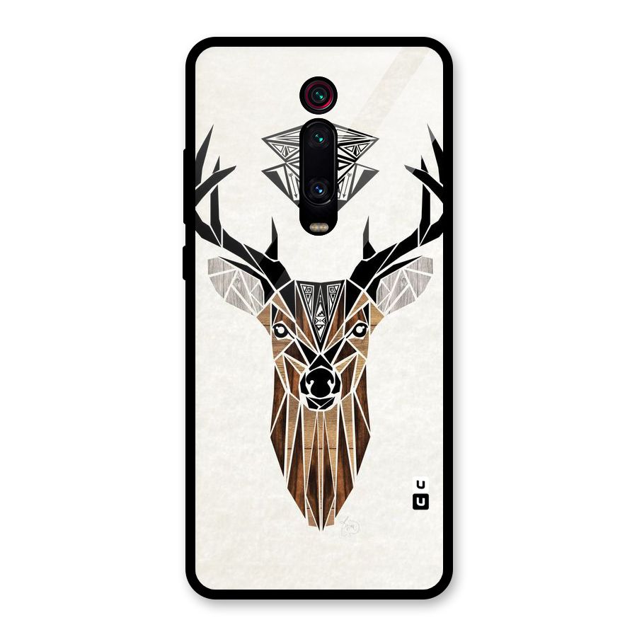 Aesthetic Deer Design Glass Back Case for Redmi K20 Pro