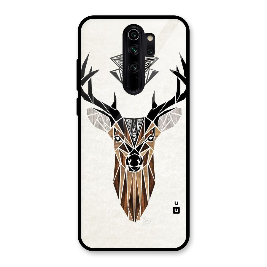 Aesthetic Deer Design Glass Back Case for Redmi Note 8 Pro