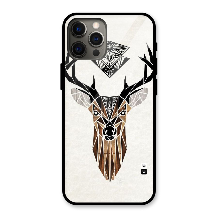 Aesthetic Deer Design Glass Back Case for iPhone 12 Pro Max
