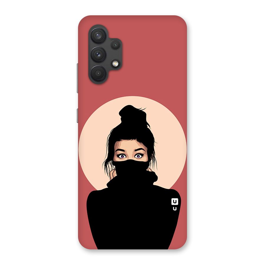 Aesthetic Digital Art Girl Back Case for Galaxy A32