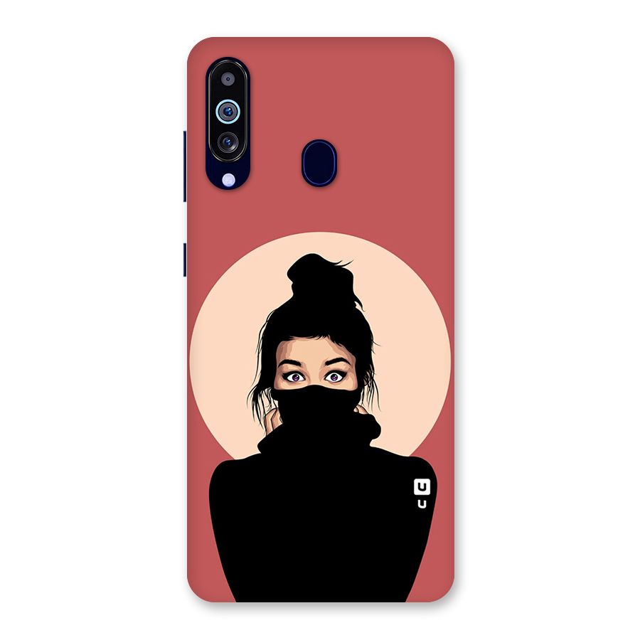 Aesthetic Digital Art Girl Back Case for Galaxy A60