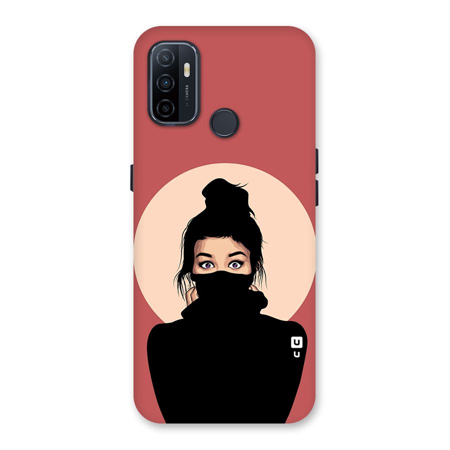 Aesthetic Digital Art Girl Back Case for Oppo A32