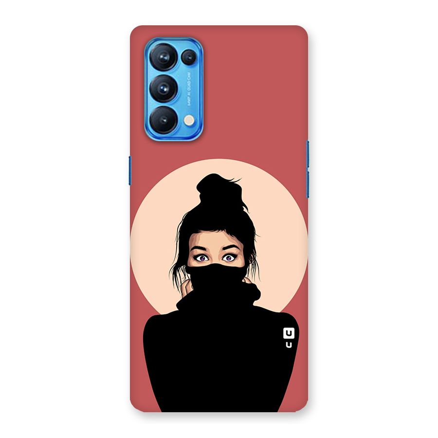 Aesthetic Digital Art Girl Back Case for Oppo Reno5 Pro 5G