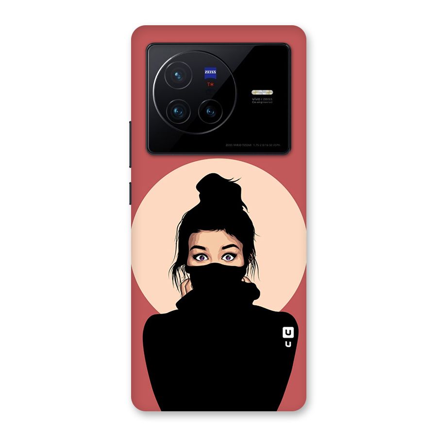 Aesthetic Digital Art Girl Back Case for Vivo X80
