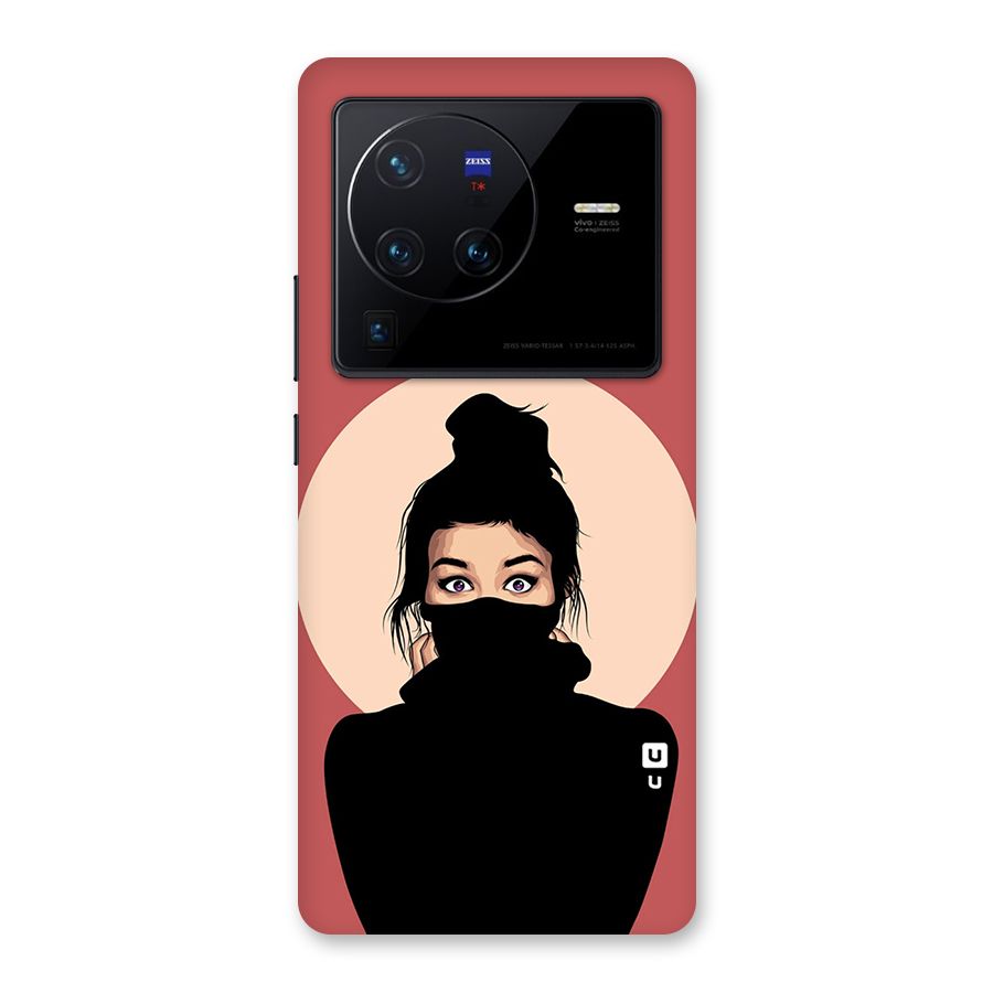 Aesthetic Digital Art Girl Back Case for Vivo X80 Pro
