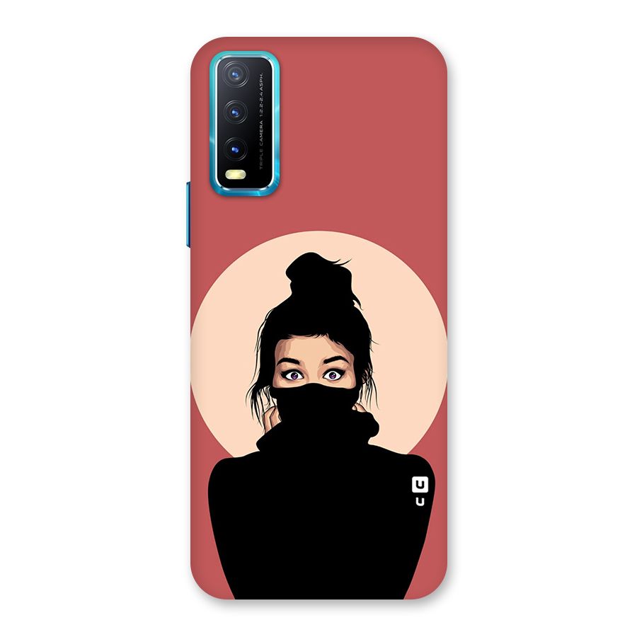 Aesthetic Digital Art Girl Back Case for Vivo Y20G
