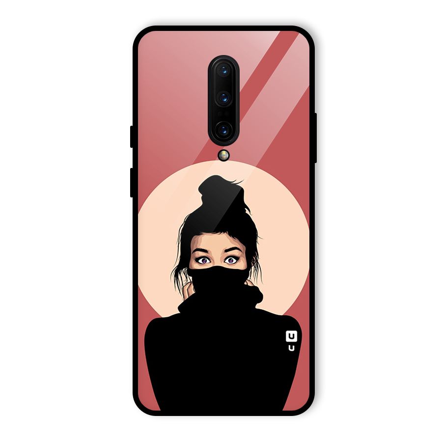 Aesthetic Digital Art Girl Glass Back Case for OnePlus 7 Pro