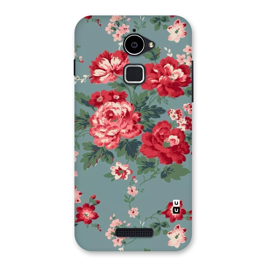 Aesthetic Floral Red Back Case for Coolpad Note 3 Lite