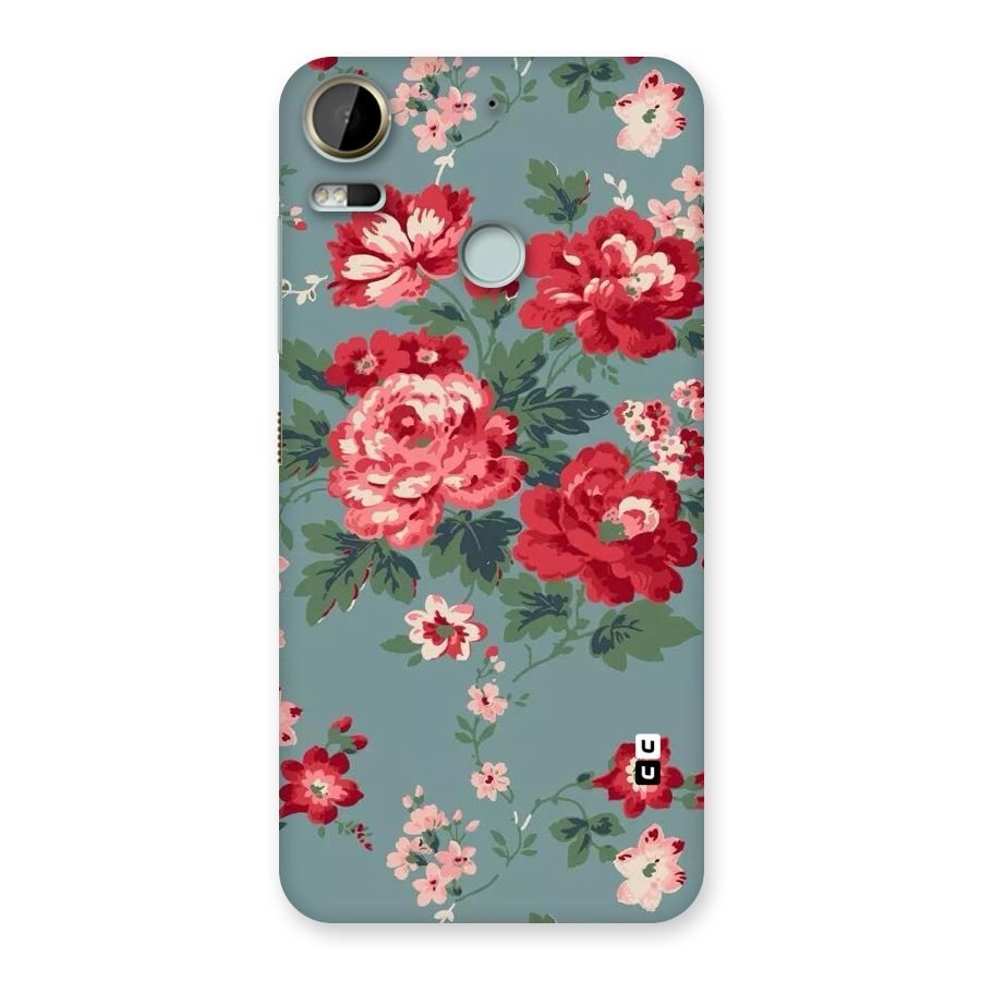 Aesthetic Floral Red Back Case for Desire 10 Pro