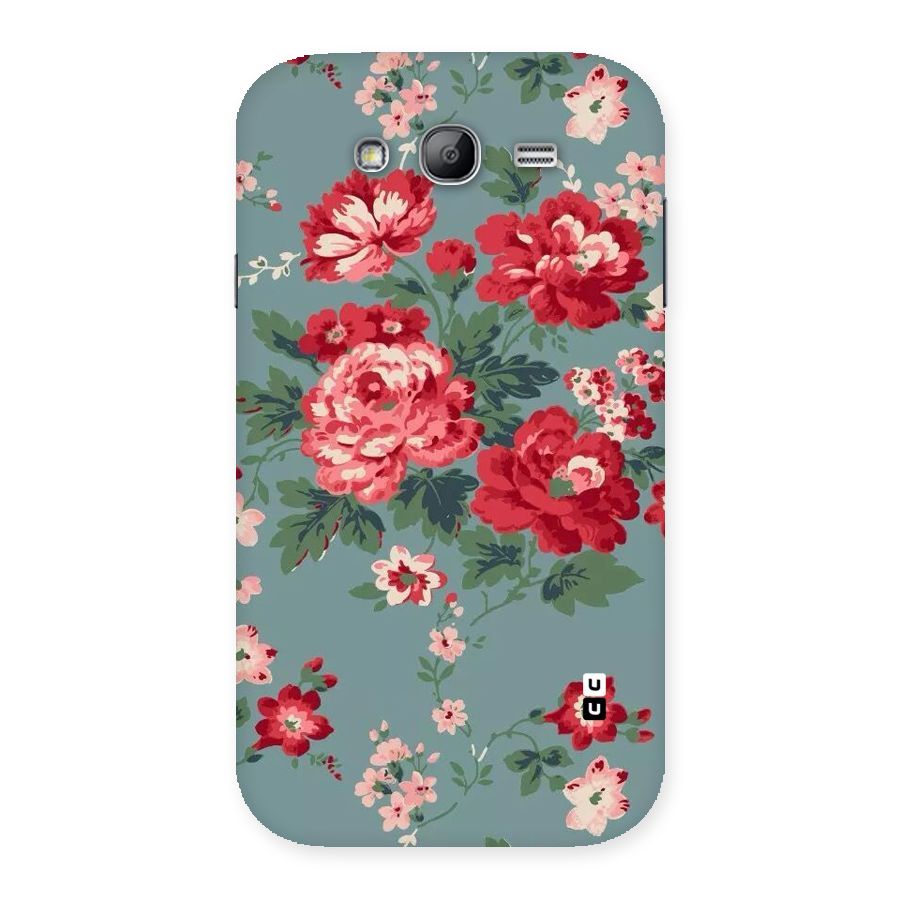 Aesthetic Floral Red Back Case for Galaxy Grand Neo