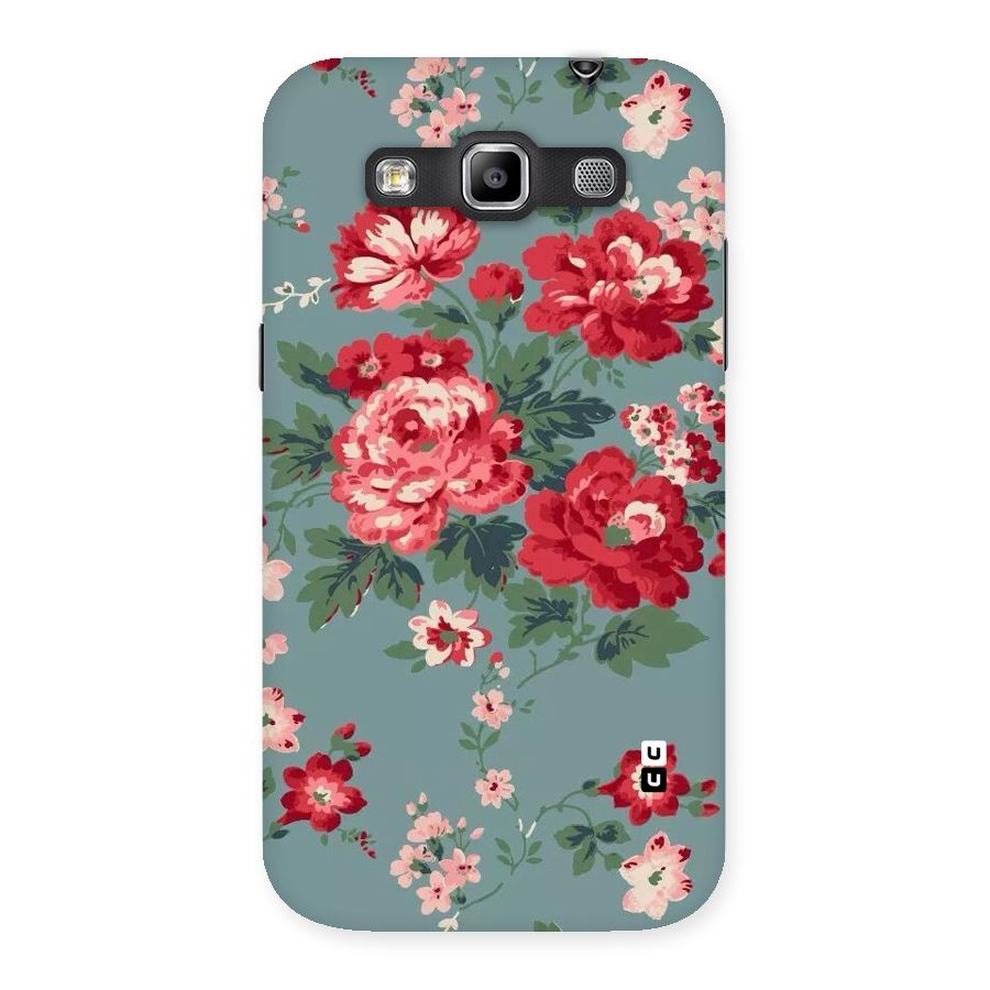 Aesthetic Floral Red Back Case for Galaxy Grand Quattro