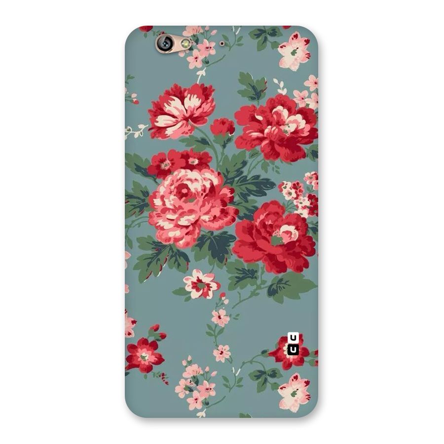 Aesthetic Floral Red Back Case for Gionee S6