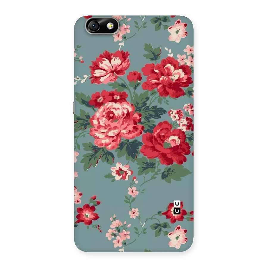 Aesthetic Floral Red Back Case for Honor 4X