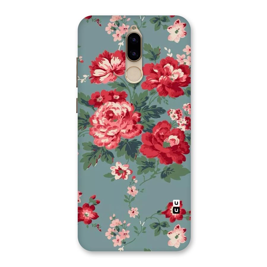 Aesthetic Floral Red Back Case for Honor 9i