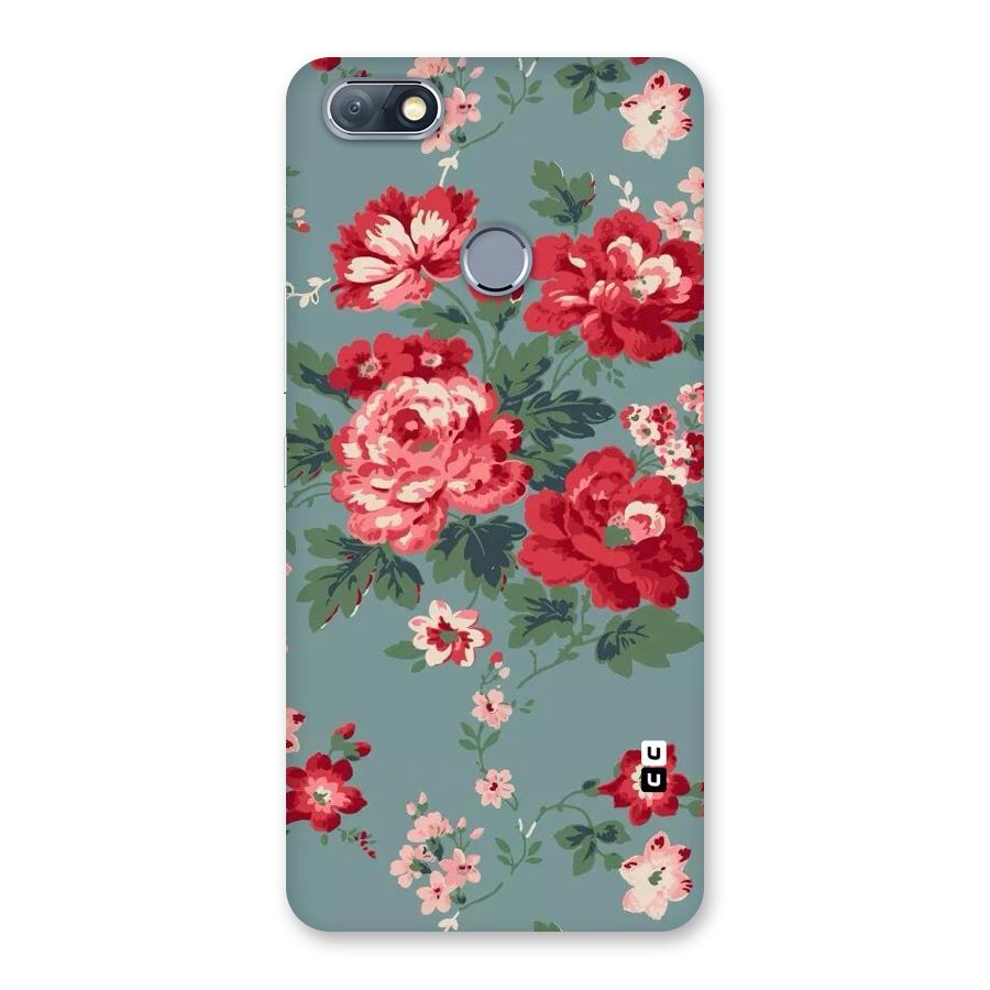 Aesthetic Floral Red Back Case for Infinix Note 5