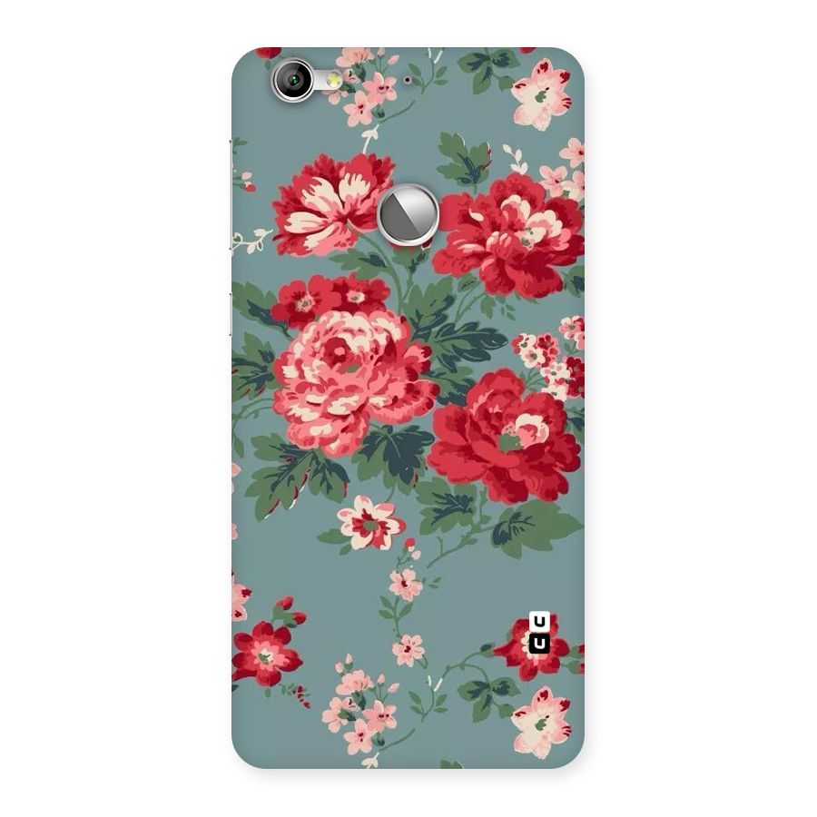 Aesthetic Floral Red Back Case for LeTV Le 1s