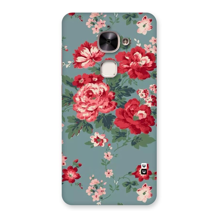 Aesthetic Floral Red Back Case for Le 2