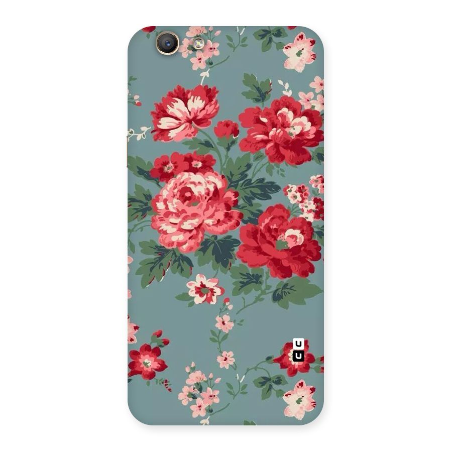 Aesthetic Floral Red Back Case for Oppo F1s