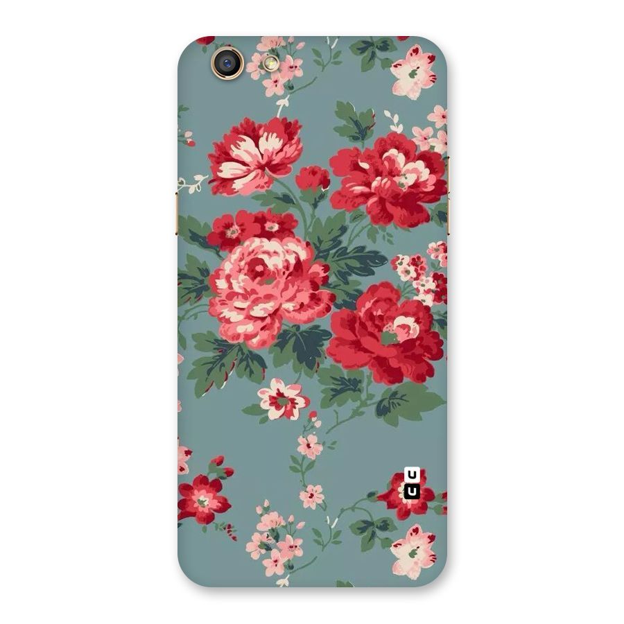Aesthetic Floral Red Back Case for Oppo F3