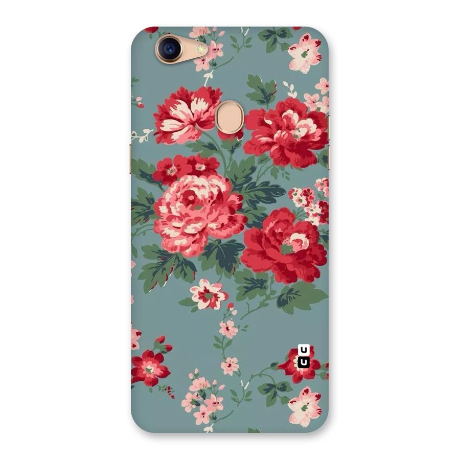 Aesthetic Floral Red Back Case for Oppo F5
