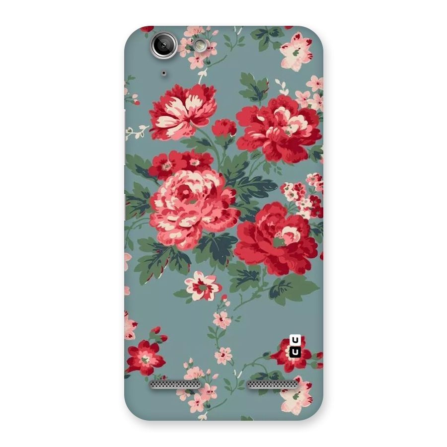 Aesthetic Floral Red Back Case for Vibe K5