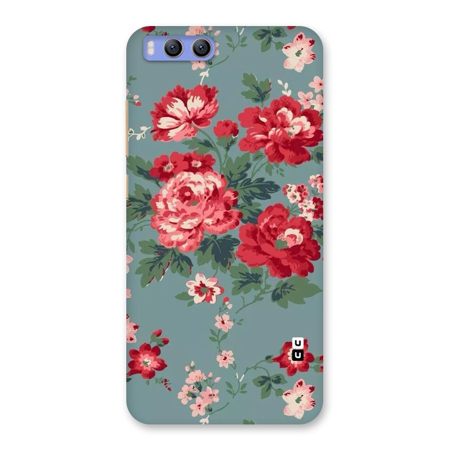 Aesthetic Floral Red Back Case for Xiaomi Mi 6