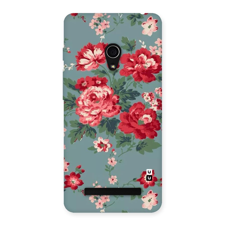 Aesthetic Floral Red Back Case for Zenfone 5