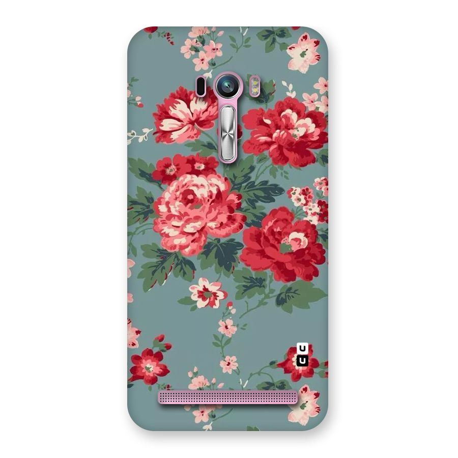 Aesthetic Floral Red Back Case for Zenfone Selfie