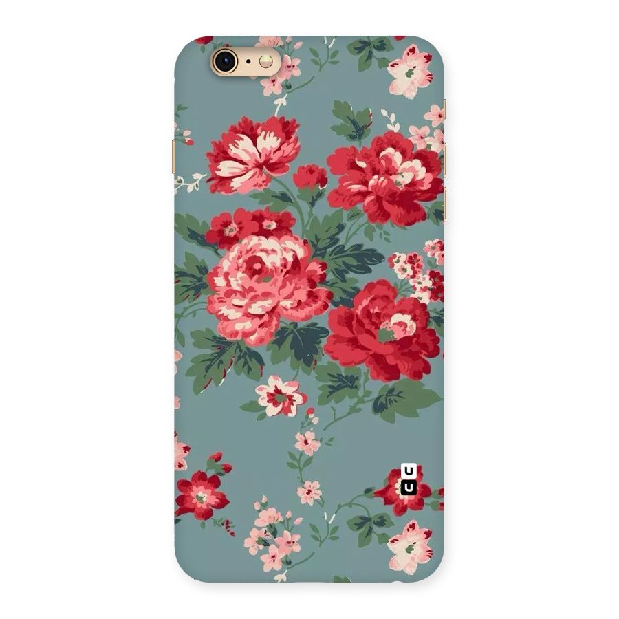 Aesthetic Floral Red Back Case for iPhone 6 Plus 6S Plus