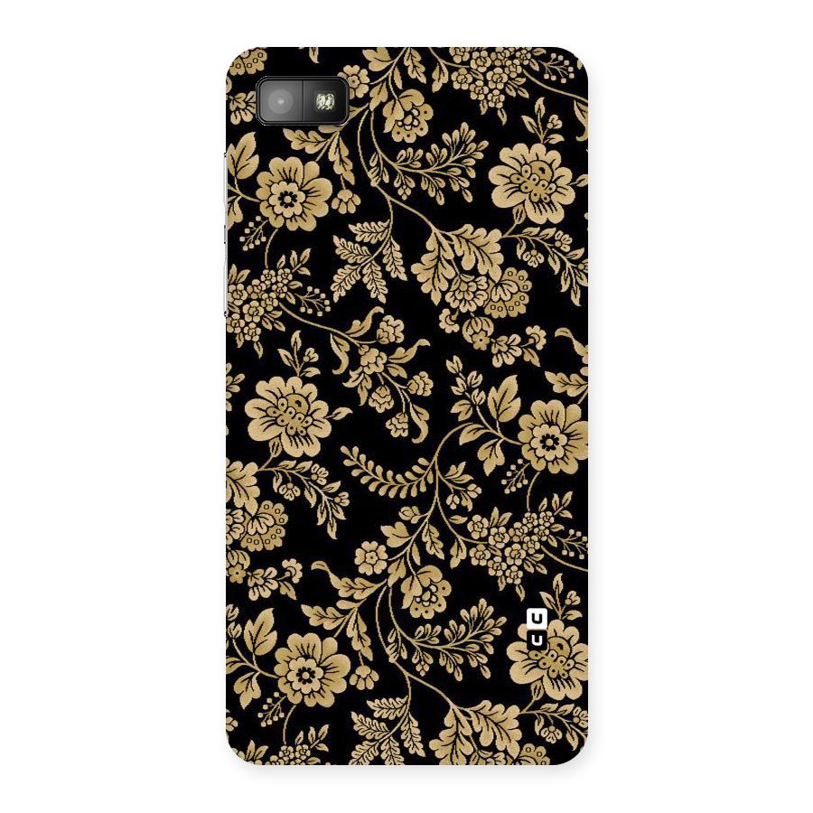 Aesthetic Golden Design Back Case for Blackberry Z10