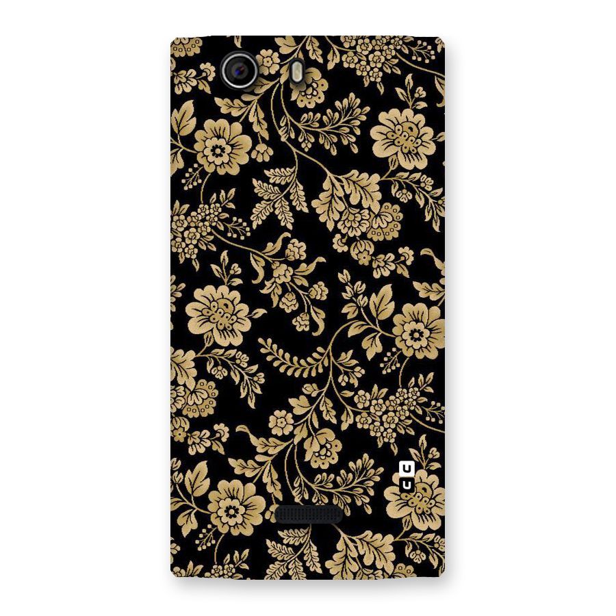 Aesthetic Golden Design Back Case for Canvas Nitro 2 E311