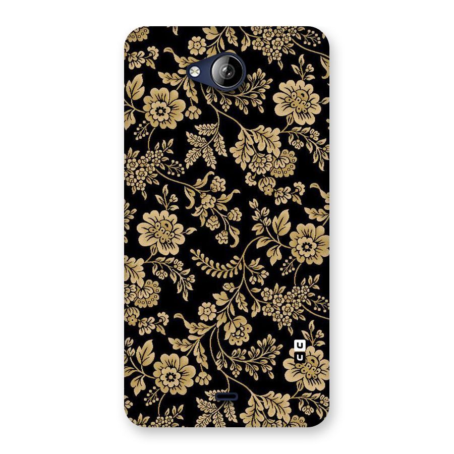 Aesthetic Golden Design Back Case for Canvas Play Q355
