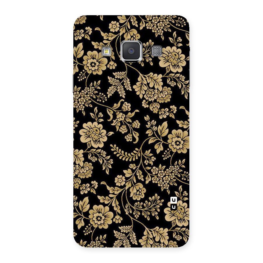 Aesthetic Golden Design Back Case for Galaxy A3