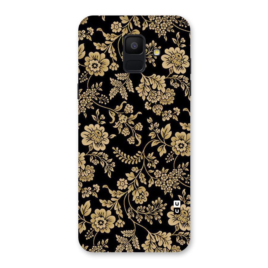 Aesthetic Golden Design Back Case for Galaxy A6 (2018)