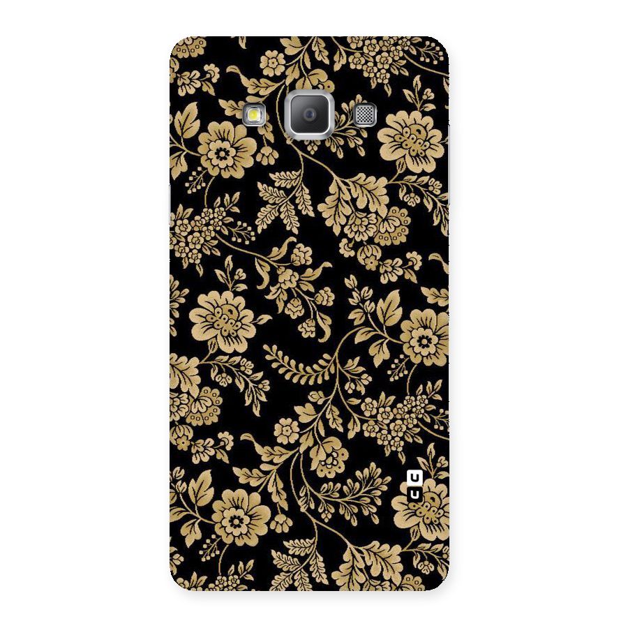 Aesthetic Golden Design Back Case for Galaxy A7