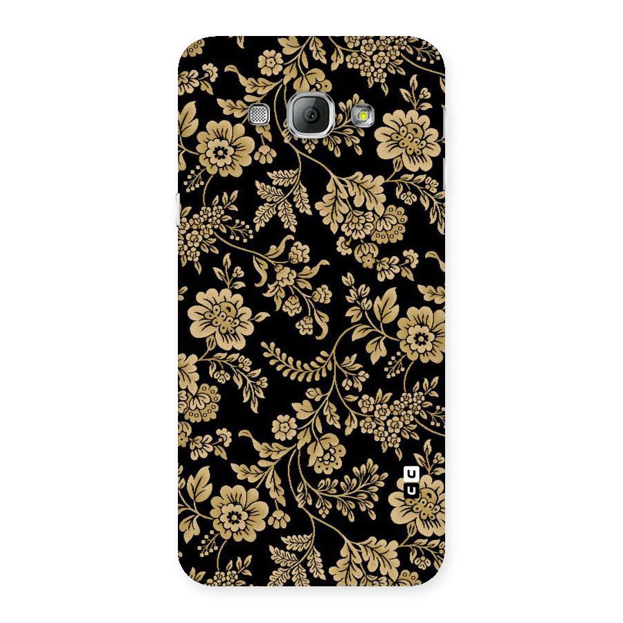 Aesthetic Golden Design Back Case for Galaxy A8