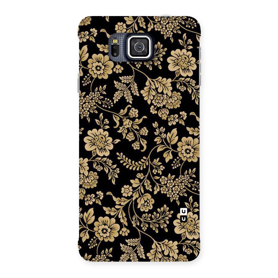 Aesthetic Golden Design Back Case for Galaxy Alpha