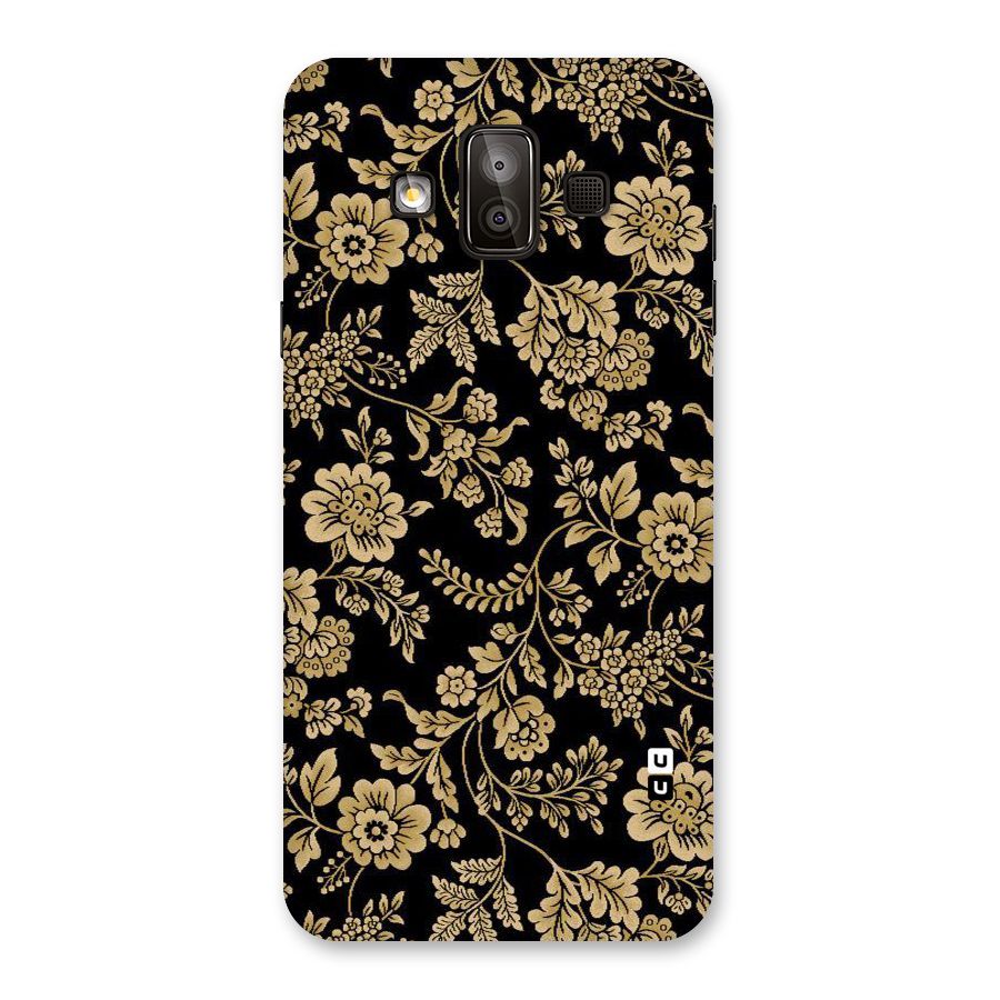 Aesthetic Golden Design Back Case for Galaxy J7 Duo