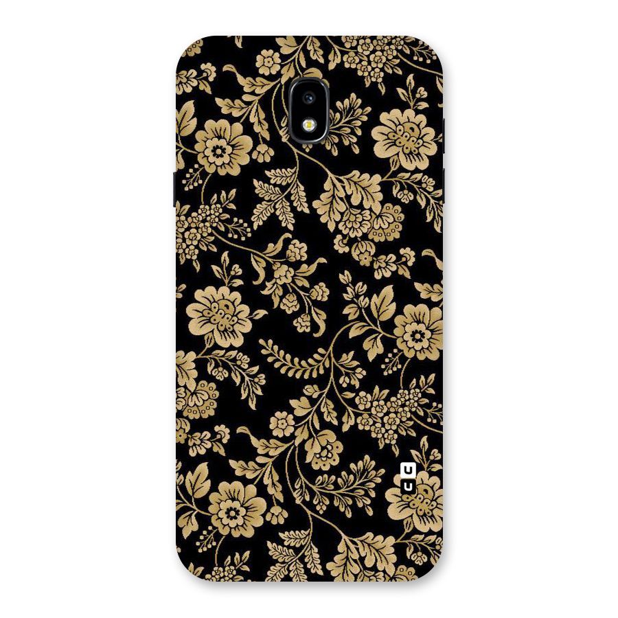 Aesthetic Golden Design Back Case for Galaxy J7 Pro