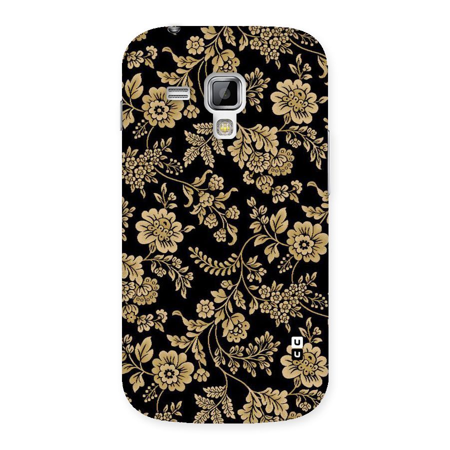 Aesthetic Golden Design Back Case for Galaxy S Duos