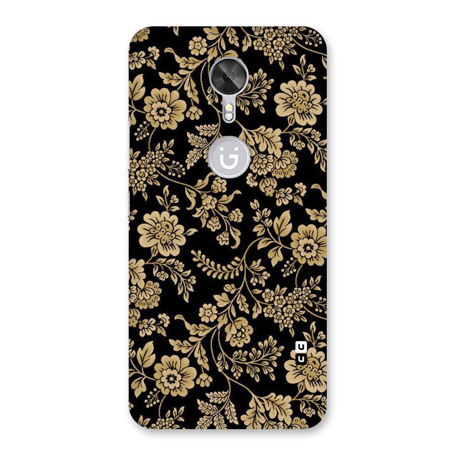 Aesthetic Golden Design Back Case for Gionee A1