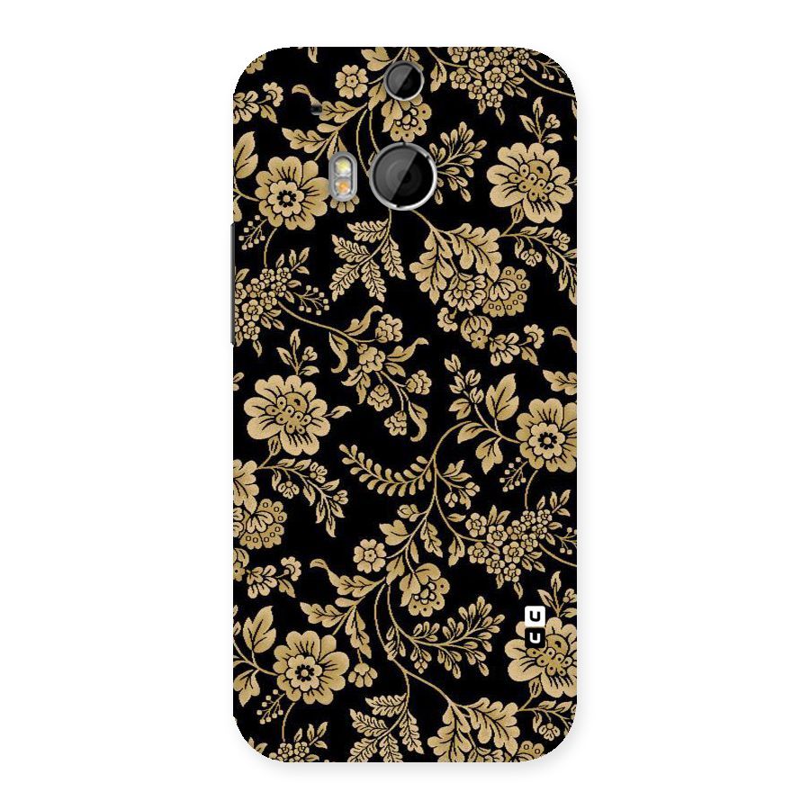 Aesthetic Golden Design Back Case for HTC One M8