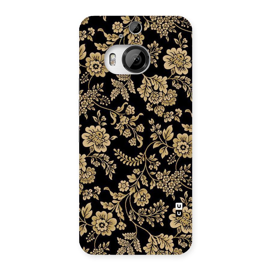 Aesthetic Golden Design Back Case for HTC One M9 Plus