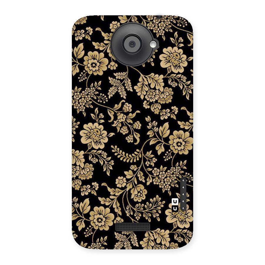 Aesthetic Golden Design Back Case for HTC One X
